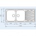 Νεροχύτης SANITEC INOX COMETA 11457